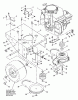 Snapper PP71404KWV - Wide-Area Walk-Behind Mower, 14 HP, Gear Drive, Pistol Grip, Series 4 Ersatzteile Engine, Rear Deck & Transmission Pulley Assemblies