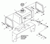 Snapper PP71404KWV - Wide-Area Walk-Behind Mower, 14 HP, Gear Drive, Pistol Grip, Series 4 Ersatzteile Fuel Tank Assembly