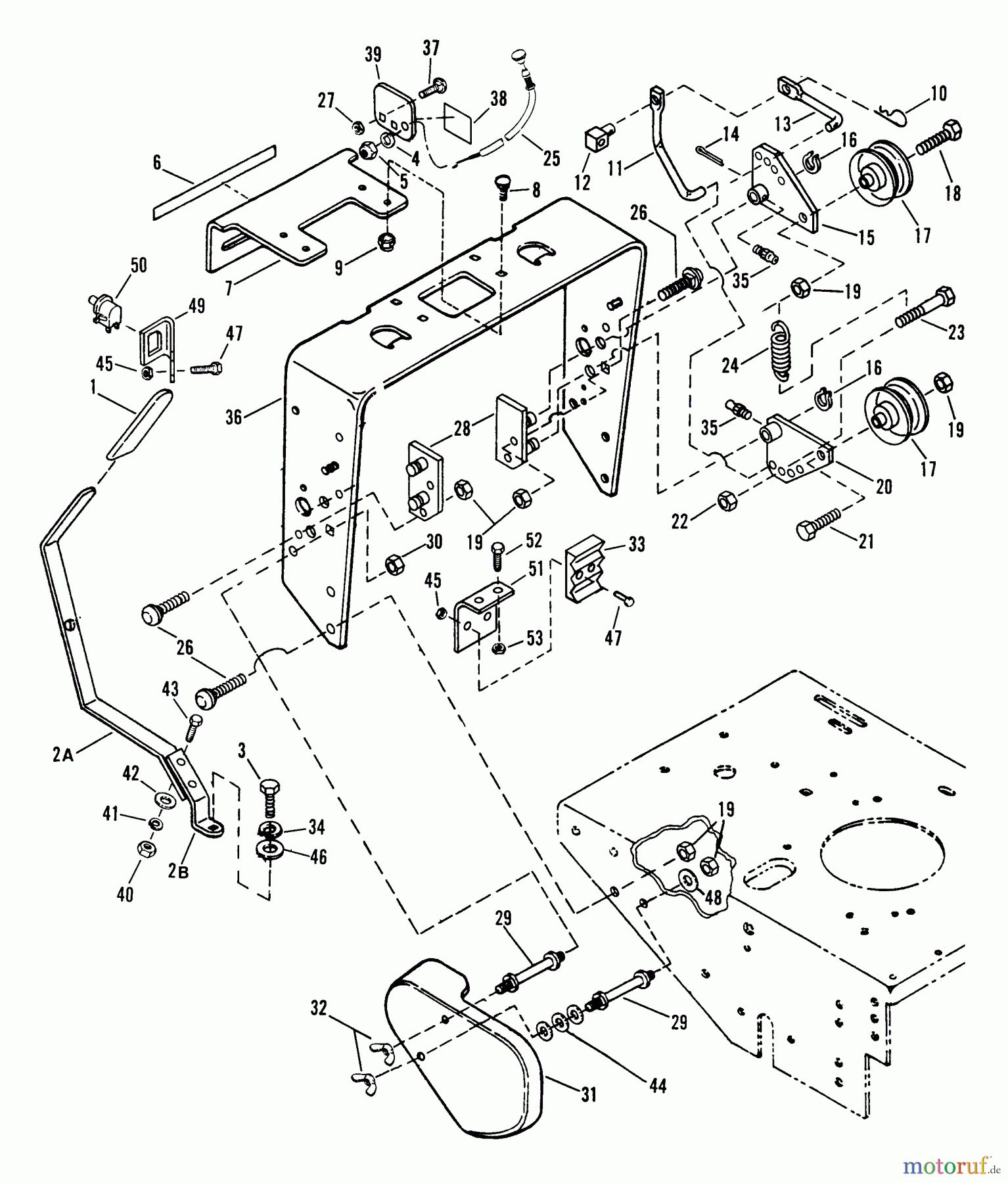 Snapper Rasenmäher für Großflächen PP71254KW - Snapper Wide-Area Walk-Behind Mower, 12.5 HP, Gear Drive, Pistol Grip, Series 4 Tank Bracket Assembly