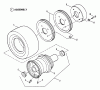 Snapper PP71404KWV - Wide-Area Walk-Behind Mower, 14 HP, Gear Drive, Pistol Grip, Series 4 Ersatzteile Traction, Rear Wheel Assembly