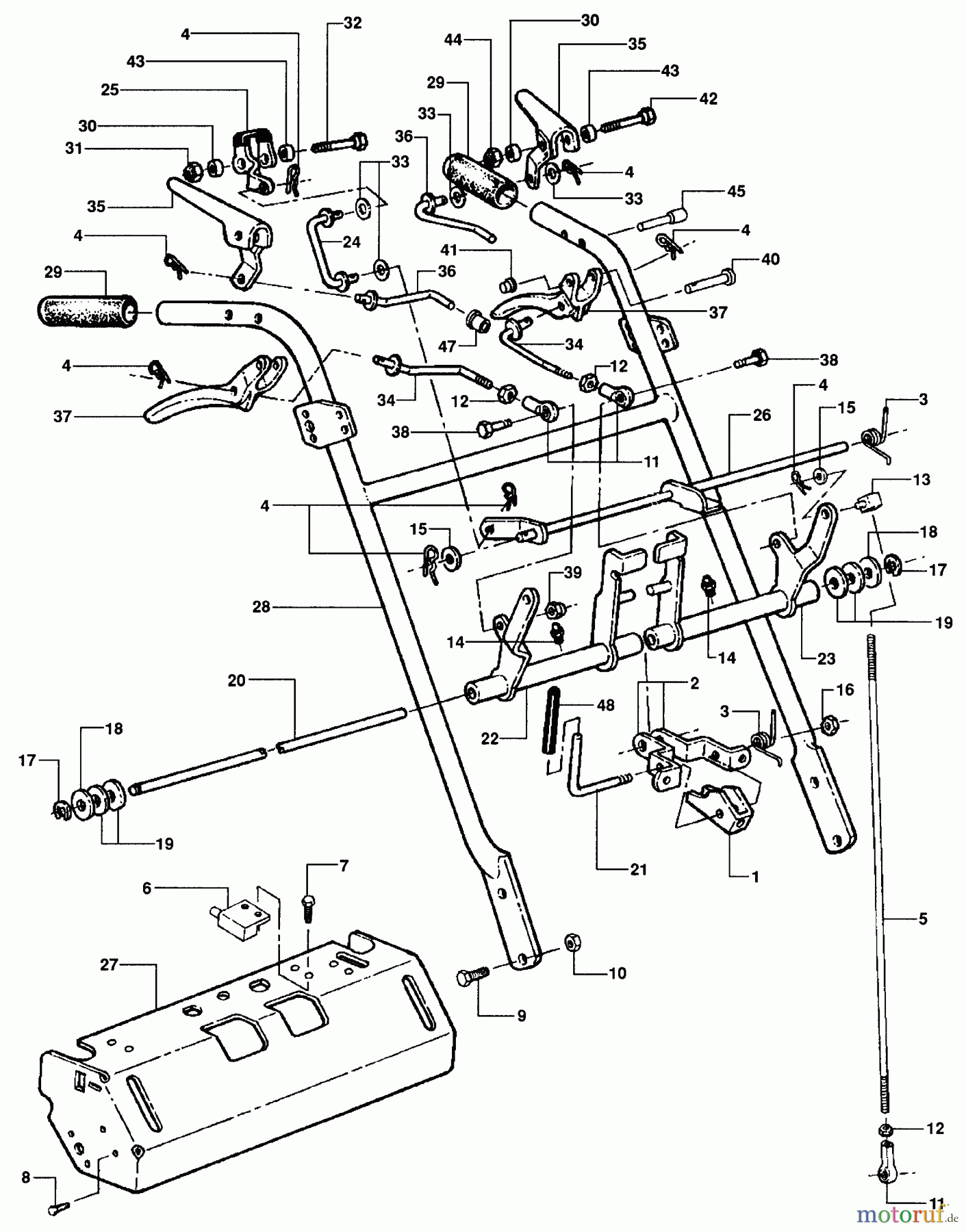 Snapper Rasenmäher für Großflächen PP7H1404KWV (80703) - Snapper Wide-Area Walk-Behind Mower, 14 HP, Hydro Drive, Pistol Grip, Series 4 Pistol Grip Handle & Control Assemblies