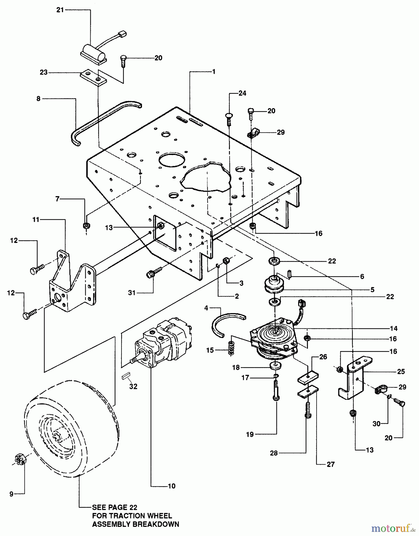 Snapper Rasenmäher für Großflächen PL7H1604BV (80704) - Snapper Wide-Area Walk-Behind Mower, 16 HP, Hydro Drive, Loop Handle, Series 4 Rear Deck Assembly