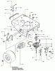 Snapper PL7H1804BVE (80719) - Wide-Area Walk-Behind Mower, 18 HP, Hydro Drive, Loop Handle, Series 4 Ersatzteile Rear Deck Assembly