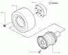 Snapper PL7H1804BVE (80719) - Wide-Area Walk-Behind Mower, 18 HP, Hydro Drive, Loop Handle, Series 4 Ersatzteile Rear Traction Wheel Assembly