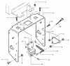Snapper PL7H1804BVE (80719) - Wide-Area Walk-Behind Mower, 18 HP, Hydro Drive, Loop Handle, Series 4 Ersatzteile Tank Bracket Assembly