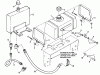 Snapper PP7H141KV (80570) - Wide-Area Walk-Behind Mower, 14 HP, Hydro Drive, Pistol Grip, Series 1 Ersatzteile Fuel Tank Assembly