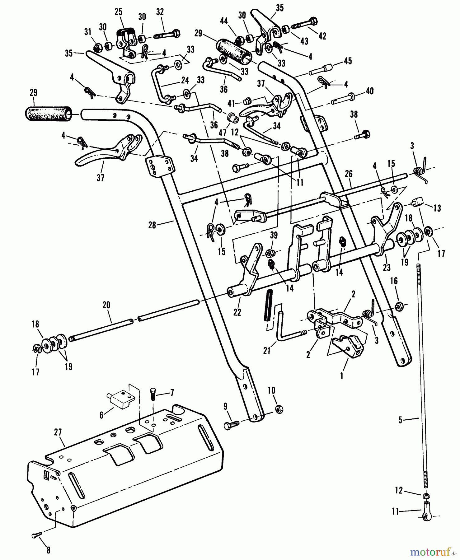 Snapper Rasenmäher für Großflächen PL7H140KW (80483) - Snapper Wide-Area Walk-Behind Mower, 14 HP, Hydro Drive, Loop Handle, Series 0 Pistol Grip Handle & Control Assemblies