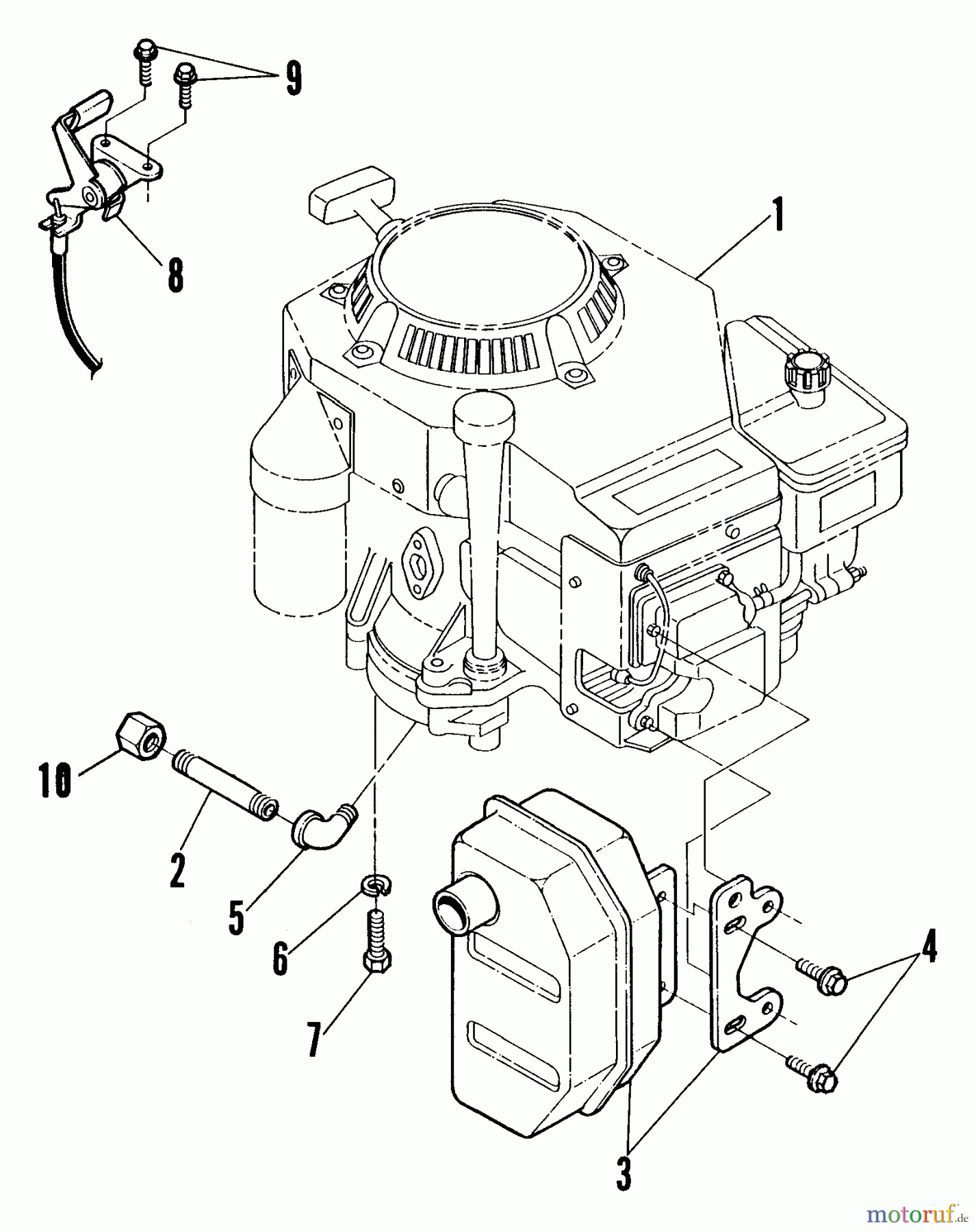 Snapper Rasenmäher für Großflächen PPU140R - Snapper Wide-Area Walk-Behind Mower, 14 HP, Mid-Size Gear Drive, Series 0 14 HP Engine Subassembly