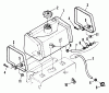 Snapper PL8180KE - Wide-Area Walk-Behind Mower, 18 HP, Gear Drive, Loop Handle, Series 0 Ersatzteile Fuel Tank Assembly