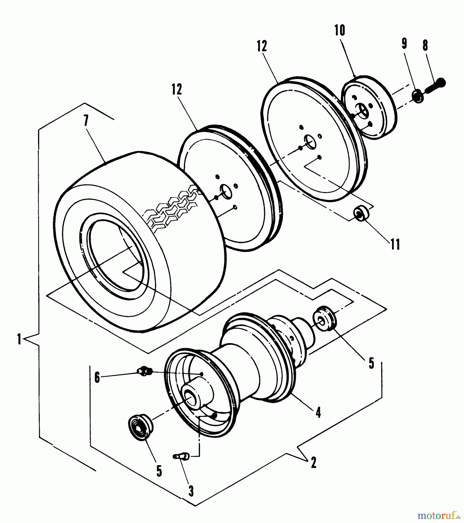 Snapper Rasenmäher für Großflächen PPU140KW - Snapper Wide-Area Walk-Behind Mower, 14 HP, Mid-Size Gear Drive, Series 0 Traction Wheel Assembly