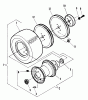 Snapper PL8180KE - Wide-Area Walk-Behind Mower, 18 HP, Gear Drive, Loop Handle, Series 0 Ersatzteile Traction Wheel Assembly