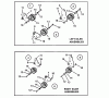 Snapper SPE150KH - Wide-Area Walk-Behind Mower, 15 HP, Express, Gear Drive, Series 0 Ersatzteile LEFT & RIGHT IDLER PULLEY ASSEMBLIES