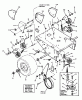 Snapper SPE150KH - Wide-Area Walk-Behind Mower, 15 HP, Express, Gear Drive, Series 0 Ersatzteile REAR DECK, DRIVE IDLER & BRAKE ASSEMBLIES