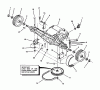 Snapper SPE150KH - Wide-Area Walk-Behind Mower, 15 HP, Express, Gear Drive, Series 0 Ersatzteile TRANSMISSION DRIVE GROUP