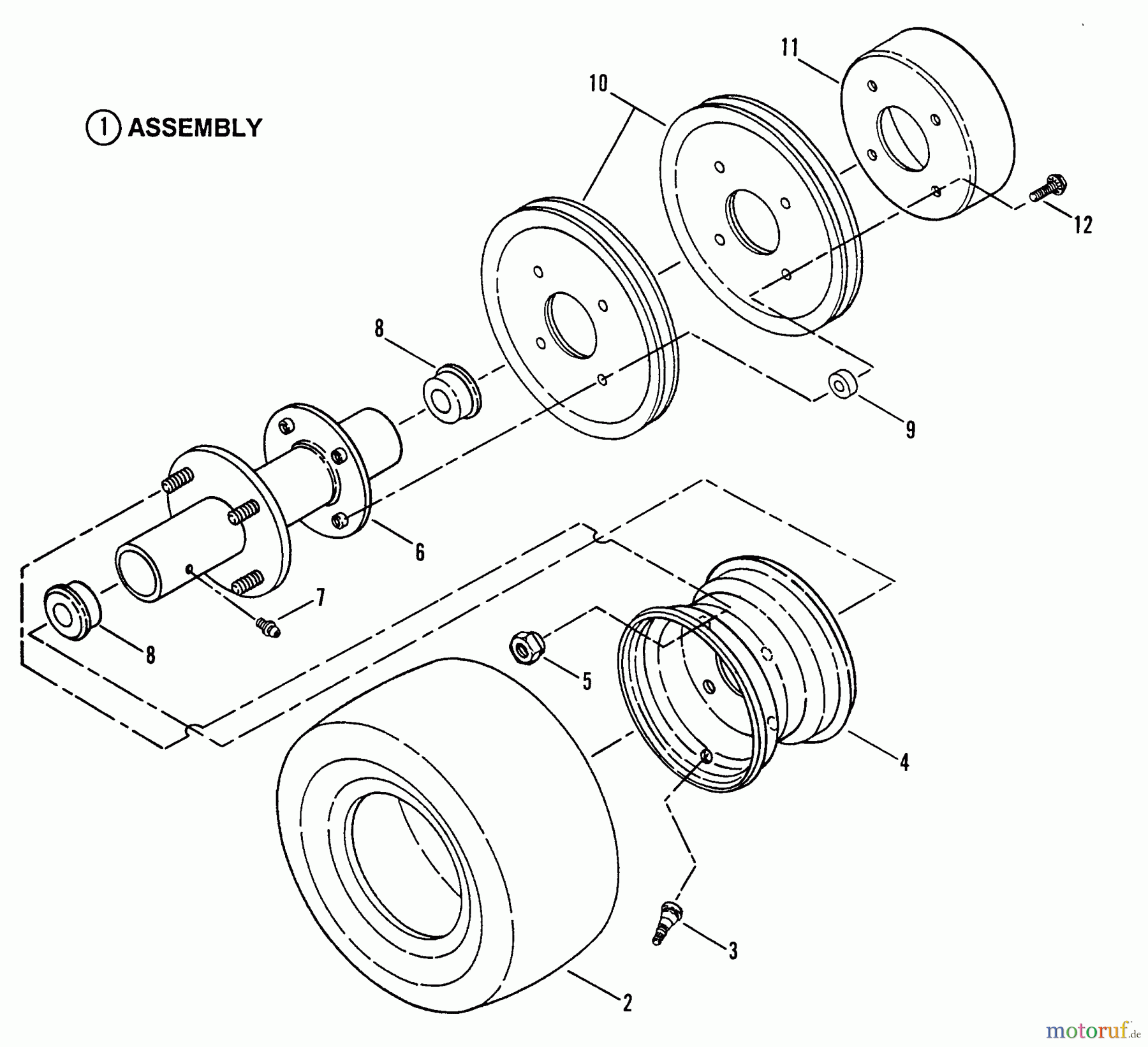 Snapper Rasenmäher für Großflächen SPL1250KW - Snapper Wide-Area Walk-Behind Mower, 12.5 HP, Gear Drive, Loop Handle, Series 0 Traction, Rear Wheel Assembly