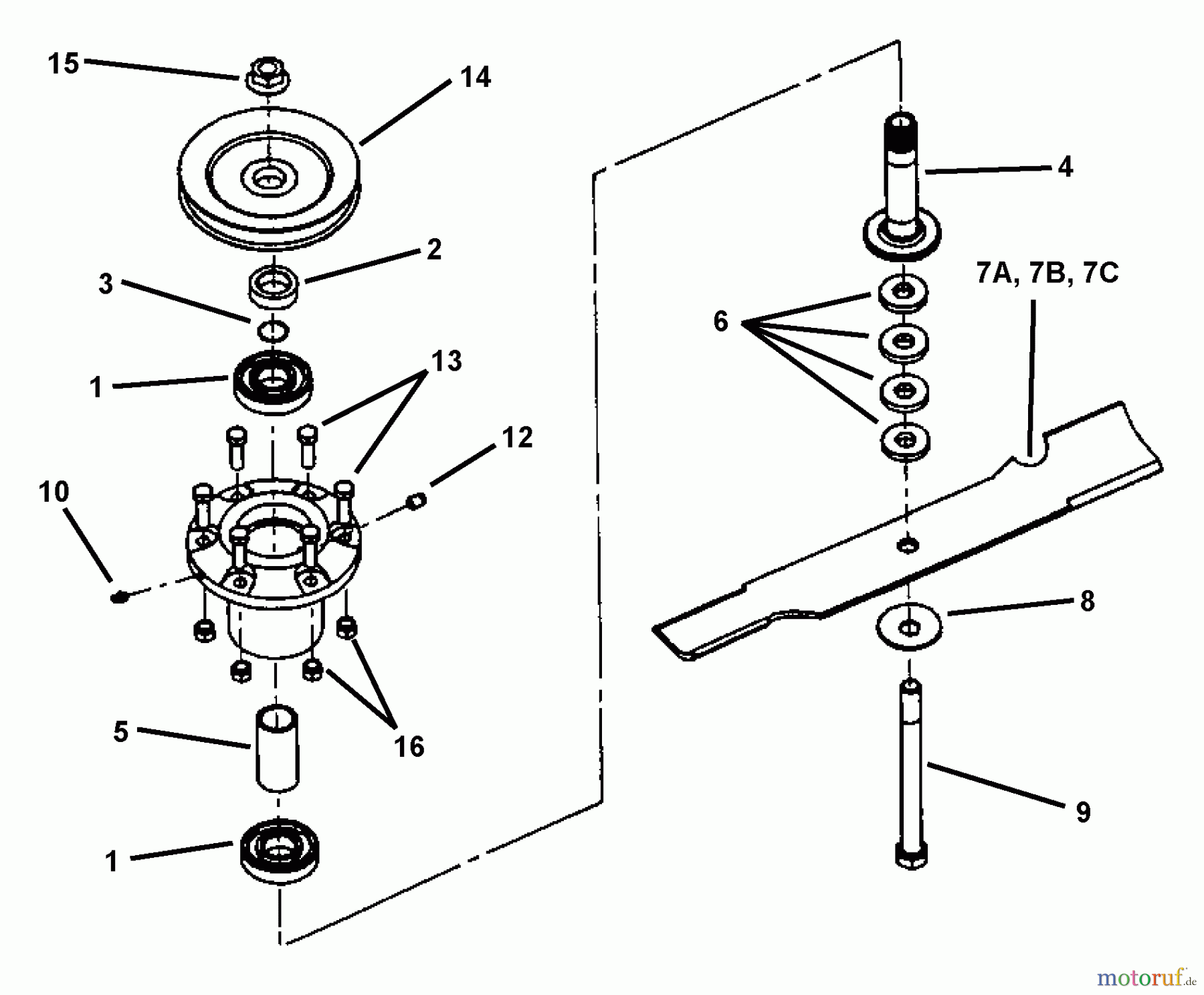 Snapper Rasenmäher für Großflächen SPLH180KHE (80901) - Snapper Wide-Area Walk-Behind Mower, 18 HP, Hydro Drive, Loop Handle, Series 0 Cutter Housing Assembly