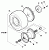 Snapper W32122R - 32" Walk-Behind Mower, 12 HP, Variable Belt Drive, Commercial Lawn & Turf Series 2 Ersatzteile Traction Wheel Assembly