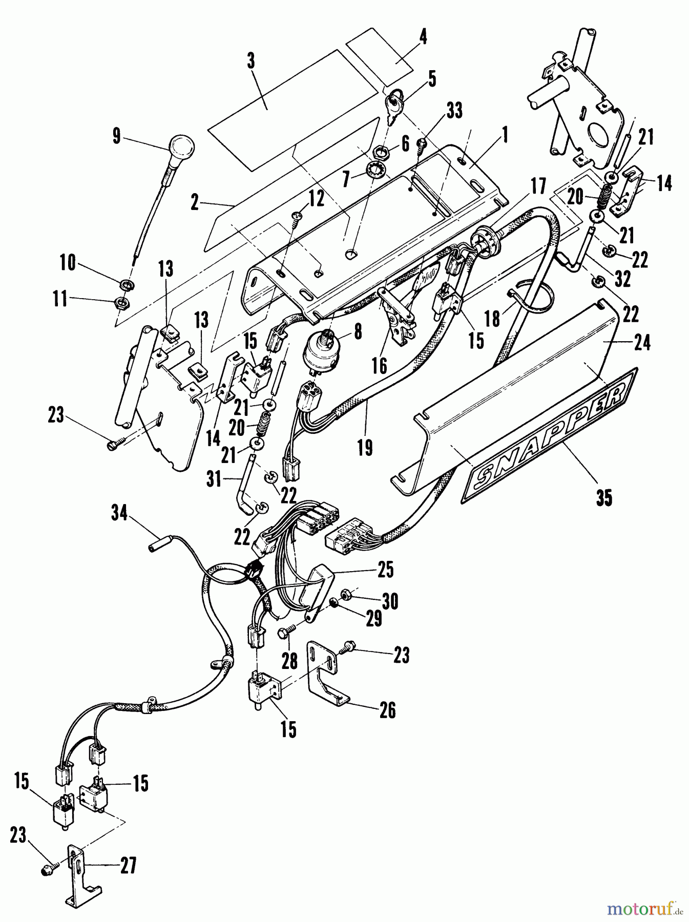 Snapper Rasenmäher für Großflächen W361252KW - Snapper 36