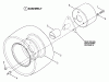 Snapper Y30080 (88027) - 30" Walk-Behind Mower, 8 HP, Series 0 Ersatzteile Rear Wheels, Brake Drum