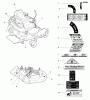 Snapper 355ZB2444 (5900681) - 44" Zero-Turn Mower, ZTR 355Z Series Ersatzteile Decal Group - Safety & Common