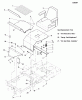 Snapper 355ZB2444 (5900681) - 44" Zero-Turn Mower, ZTR 355Z Series Ersatzteile Seat & Floor Plate Group