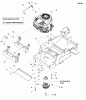 Snapper 365ZB2552CE (5901278) - 52" Zero-Turn Mower ZTR 365Z Series Ersatzteile Engine & PTO Group - S/N: 2014726547 & Above
