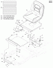 Snapper 500ZB2748 (5900532) - 48" Zero-Turn Mower, ZTR 500Z Series Ersatzteile Seat Mount & Floor Group - S/N: 2016499706 & Below