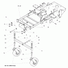 Snapper 400ZB2450 (5900706) - 50" Zero-Turn Mower, 24 HP, ZTR 400Z Series Ersatzteile Main Frame & Front Suspension Group