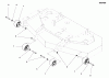 Snapper 550ZKAV2461 (5901251) - 61" Zero-Turn Mower, 24HP ZTR 550Z Series Ersatzteile 61" Mower Deck Group - Rollers