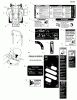 Snapper 550ZKAV2461 (5901251) - 61" Zero-Turn Mower, 24HP ZTR 550Z Series Ersatzteile Decal Group - Safety & Operation