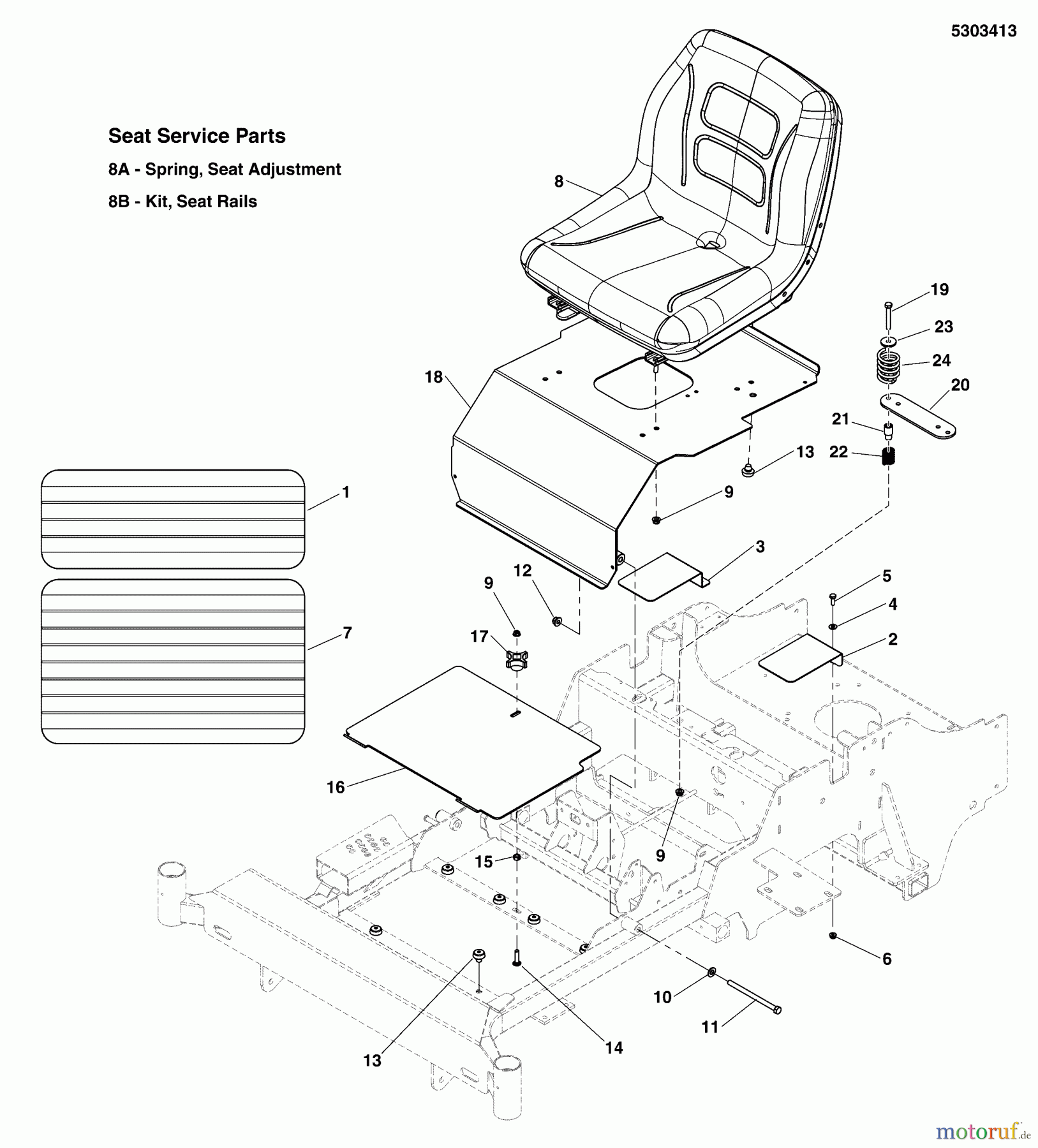 Snapper Nullwendekreismäher, Zero-Turn 550ZB2461 (5901252) - Snapper 61