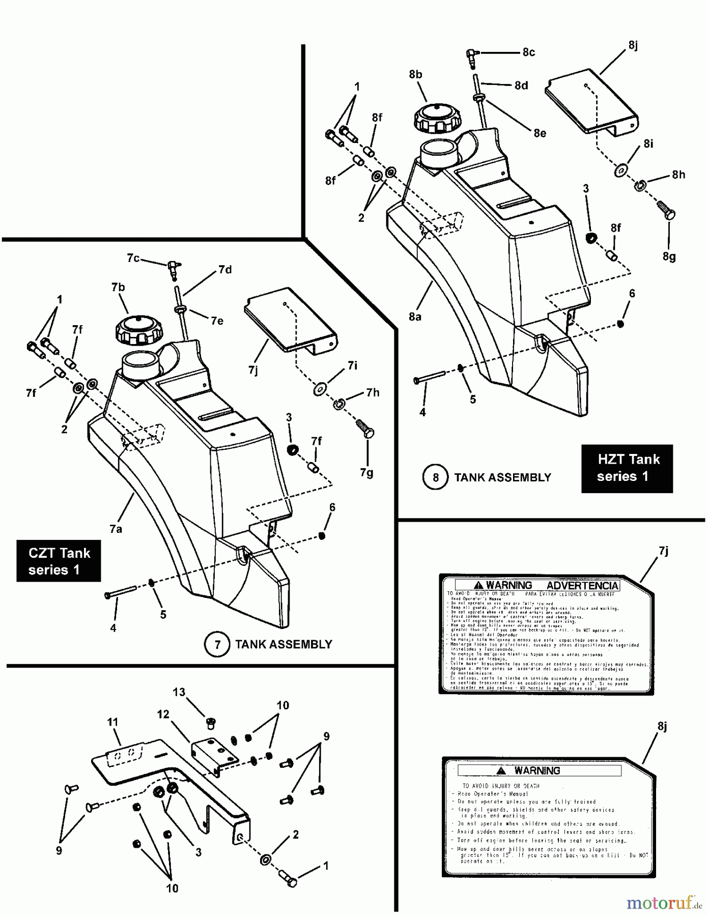 Snapper Nullwendekreismäher, Zero-Turn CZT19480KWV (85672) - Snapper 48