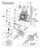 Snapper ZF2301GKU (84576) - 23 HP Zero-Turn Mower, Kubota, Out Front, Z-Rider Series 1 Ersatzteile Tandem Hydro Transaxle Assembly