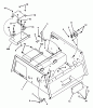 Snapper ZF2301GKU (84576) - 23 HP Zero-Turn Mower, Kubota, Out Front, Z-Rider Series 1 Ersatzteile Upper Chassis And Seat Latch Assembly