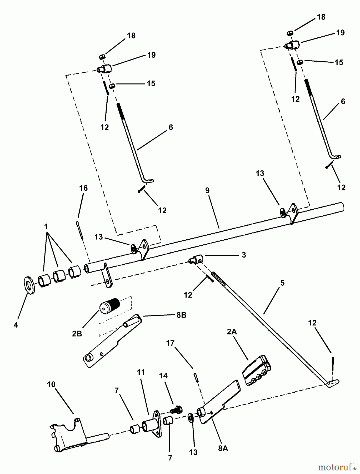 Snapper Nullwendekreismäher, Zero-Turn ZMT2500KH (84414) - Snapper 25 HP Zero-Turn Mower, Kohler, Twin Stick, Mid Mount, Z-Rider Series 0 Parking Brake Assembly