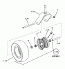 Snapper NZM25613KWV (7800022) - 61" Zero-Turn Mower, 25 HP, Kawasaki, Mid Mount, Z-Rider Commercial Lawn & Turf Series 3 Ersatzteile CASTER WHEEL ASSEMBLY