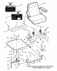 Snapper NZM25613KWV (7800022) - 61" Zero-Turn Mower, 25 HP, Kawasaki, Mid Mount, Z-Rider Commercial Lawn & Turf Series 3 Ersatzteile SEAT ASSEMBLY