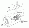 Snapper NZMJ23521KH (84938) - 52" Zero-Turn Mower, 23 HP, Kohler, Mid Mount, Z-Rider Commercial Lawn & Turf Series 1 Ersatzteile CASTER WHEEL ASSEMBLY
