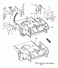 Snapper NZMJ23521KH (84938) - 52" Zero-Turn Mower, 23 HP, Kohler, Mid Mount, Z-Rider Commercial Lawn & Turf Series 1 Ersatzteile REAR FRAME & TANK BRACKETS