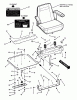 Snapper NZMJ25613KH (7800025) - 61" Zero-Turn Mower, 25 HP, Kohler, Mid Mount, Z-Rider Commercial Lawn & Turf Series 3 Ersatzteile SEAT ASSEMBLY