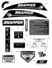 Snapper RZT22500BVE2 (7800011) - 50" Zero-Turn Mower, 22 HP, Twin Stick, RZT Series 0 Ersatzteile DECAL GROUP, Snapper RZT