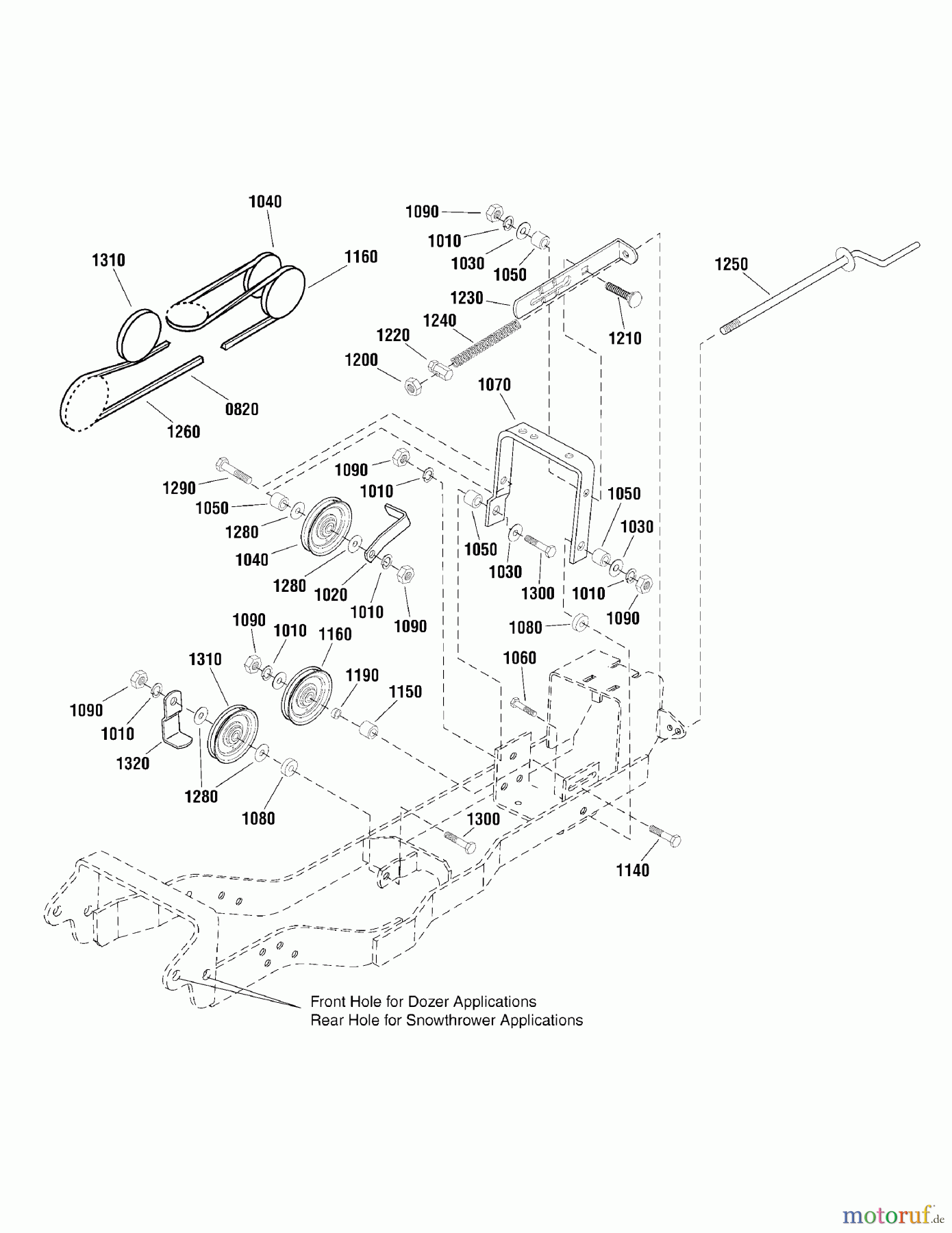 Snapper Zubehör 1695196 - Snapper Sub Frame Hitch Hitch Group
