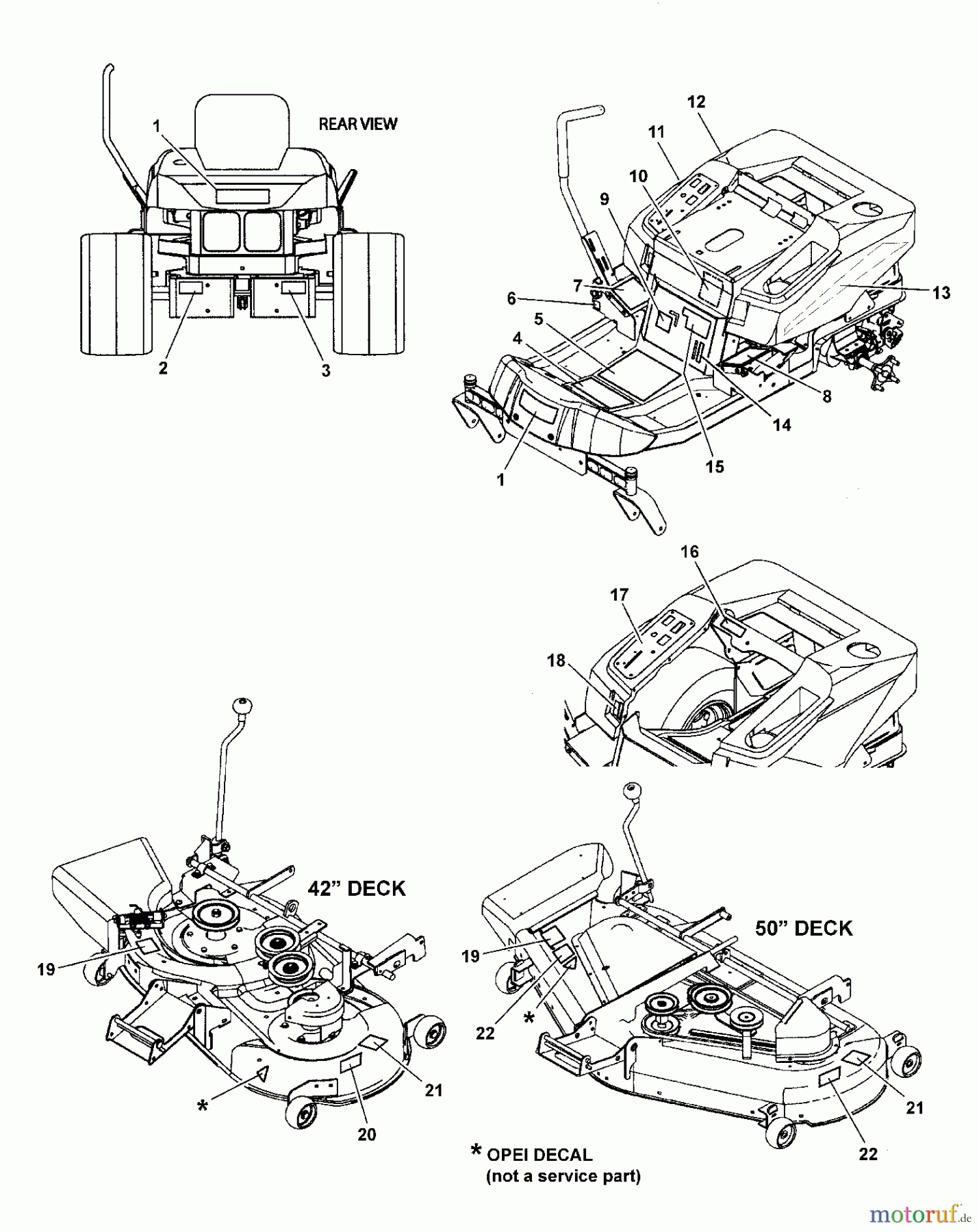  Snapper Nullwendekreismäher, Zero-Turn SC2450 (7800391) - Snapper 50