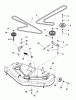 Snapper SC2450 (7800391) - 50" Zero-Turn Mower, 24HP, Twin Stick, ZTR 150Z Series Ersatzteile 50" Mower Deck - Clutch & Support Group