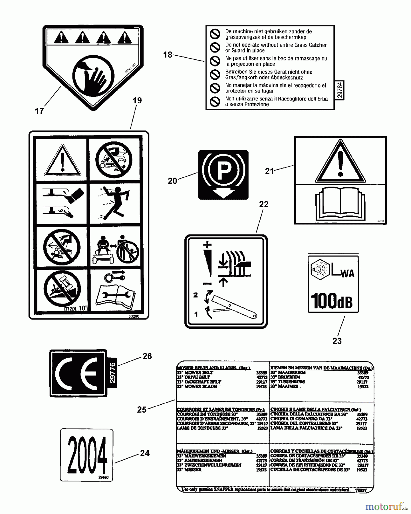  Snapper Nullwendekreismäher, Zero-Turn SZT18386BVE (85680) - Snapper 38