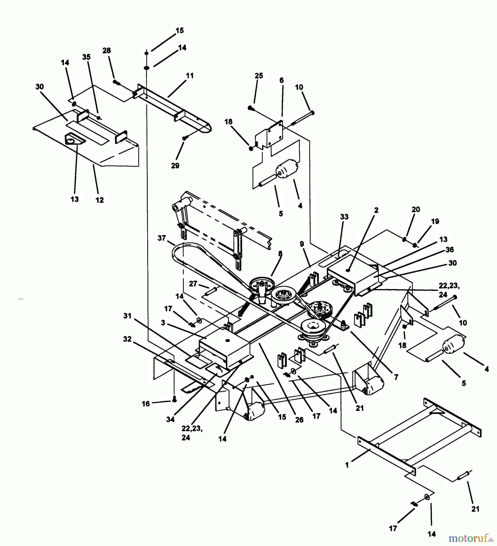  Snapper Nullwendekreismäher, Zero-Turn Z1805KV (80919) - Snapper 18 HP Zero-Turn Mower, Hydro Drive, ZTR Series 5 48