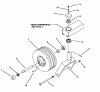 Snapper Z2205KV (80920) - 22 HP Zero-Turn Mower, Hydro Drive, ZTR Series 5 Ersatzteile Caster Wheel Assembly