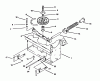 Snapper Z2205KV (80920) - 22 HP Zero-Turn Mower, Hydro Drive, ZTR Series 5 Ersatzteile Motor Mount Assembly (Part 1)