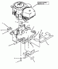Snapper Z2205KV (80920) - 22 HP Zero-Turn Mower, Hydro Drive, ZTR Series 5 Ersatzteile Motor Mount Assembly (Part 2)