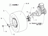 Snapper ZF2500KH (84409) - 25 HP Zero-Turn Mower, Out Front, Z-Rider Series 0 Ersatzteile Drive Tire/Wheel Assembly